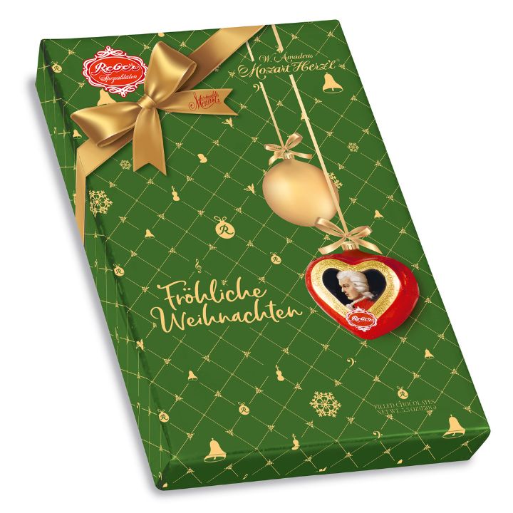 Czekoladki Reber Mozart Kugeln Xmas serca (150g)