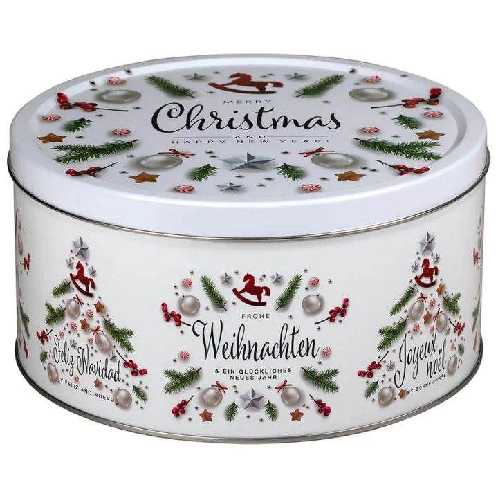 Ciastka Jacobsens w puszce Merry Christmas (750g)