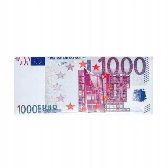 Banknot z belgijskiej czekolady EURO (60g)