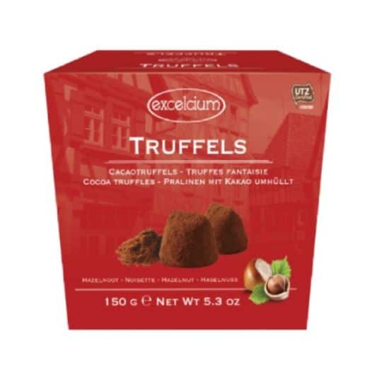Trufle Excelcium Red czekoladowo-orzechowe w kakao (150g)