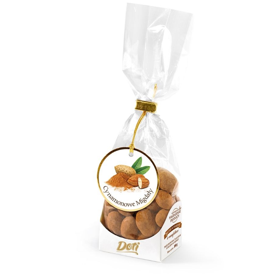 Migdały w białej czekoladzie z cynamonem Doti (100g)