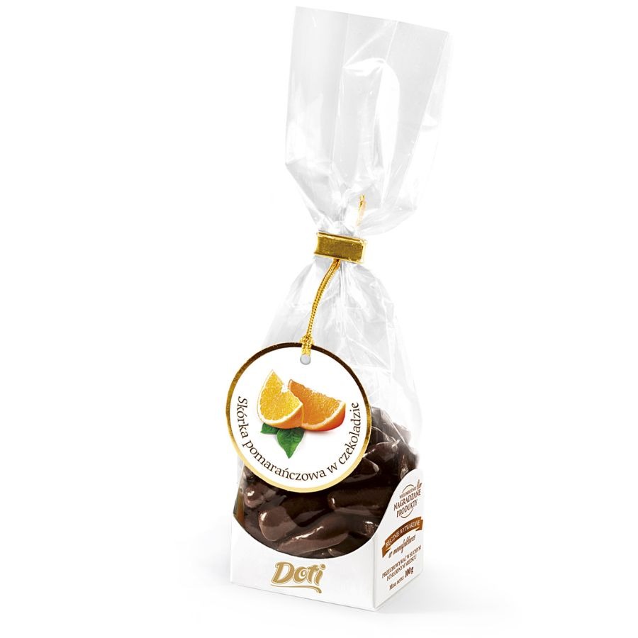 Skórka pomarańczy w czekoladzie Doti (100g)