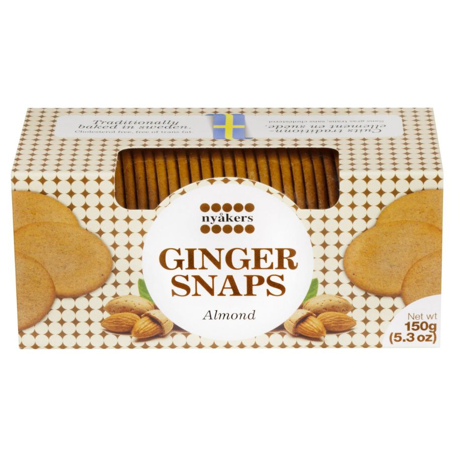 Ciastka korzenne NYÅKERS ginger almonds (150g)