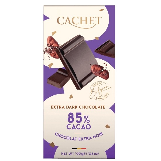 Czekolada gorzka 85% Cachet extra dark (100g)
