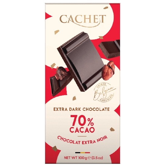 Czekolada gorzka 70% Cachet extra dark (100g)