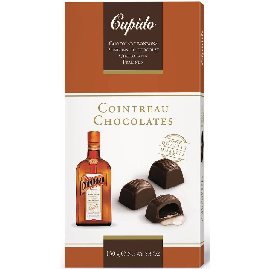 Czekoladki belgijskie Cupido z likierem Cointreau (150g)