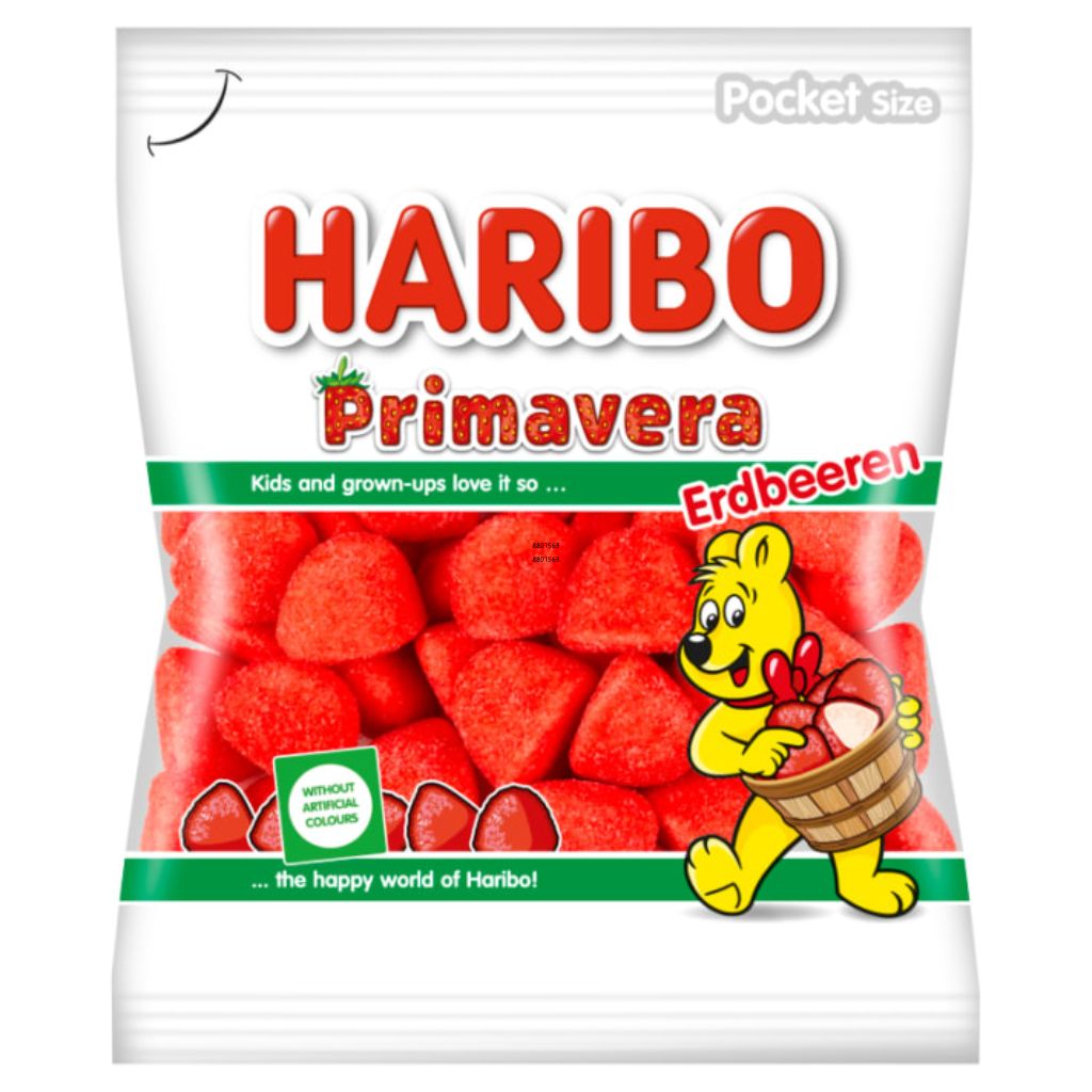 Żelki Haribo - Primavera Erdbeer (200g)