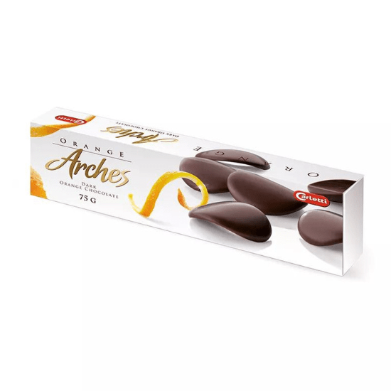 Carletti Pomarańczowe Płatki Czekoladowe (75g)