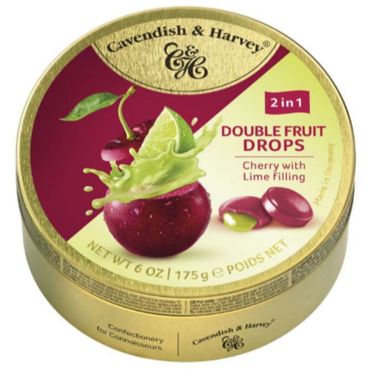 Landrynki Cavendish & Harvey wiśnia i limonka (175g)