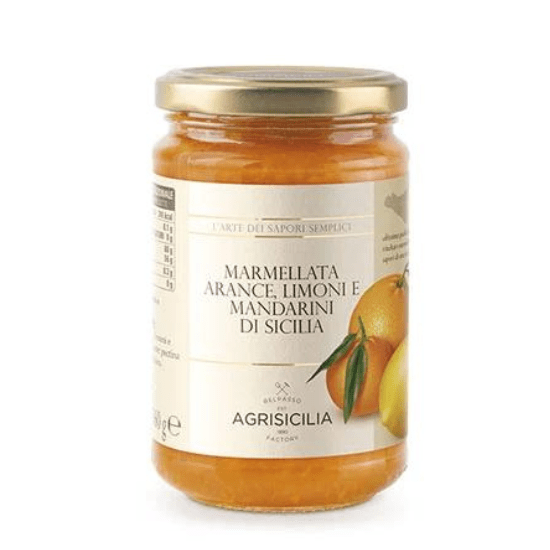 Dżem Agrisicilia owoce cytrusowe (pomarańcze, cytryny i mandarynki) (360g)