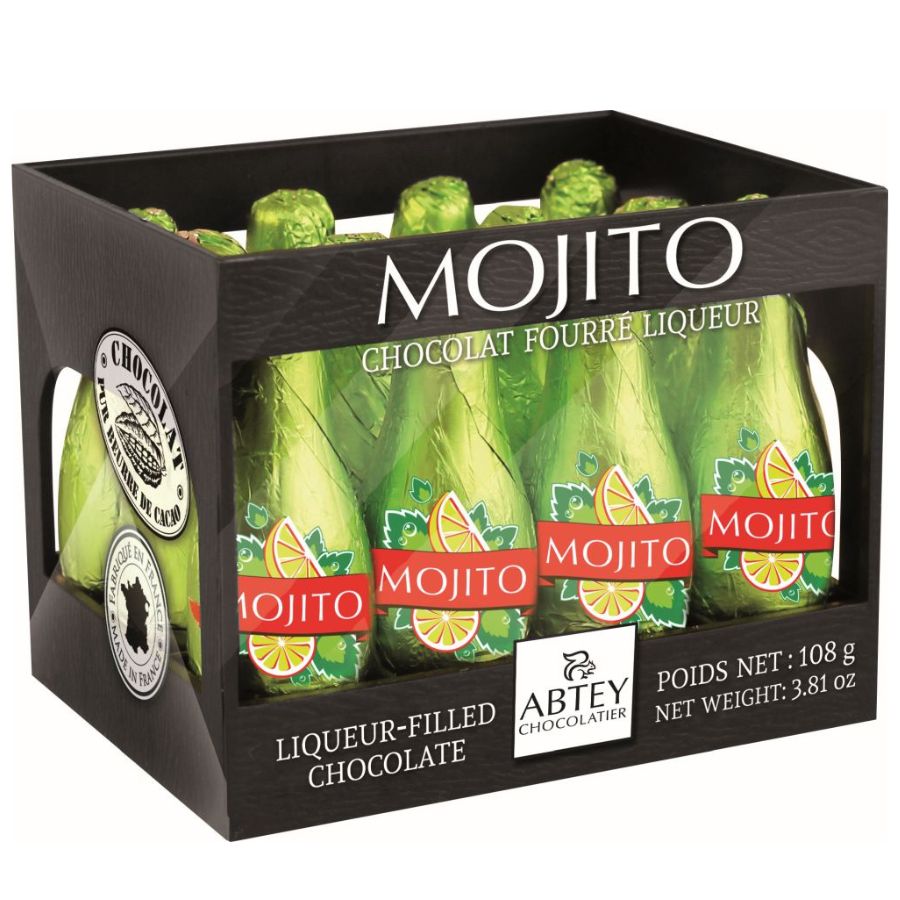 Czekoladowe buteleczki Abtey mojito (108g)