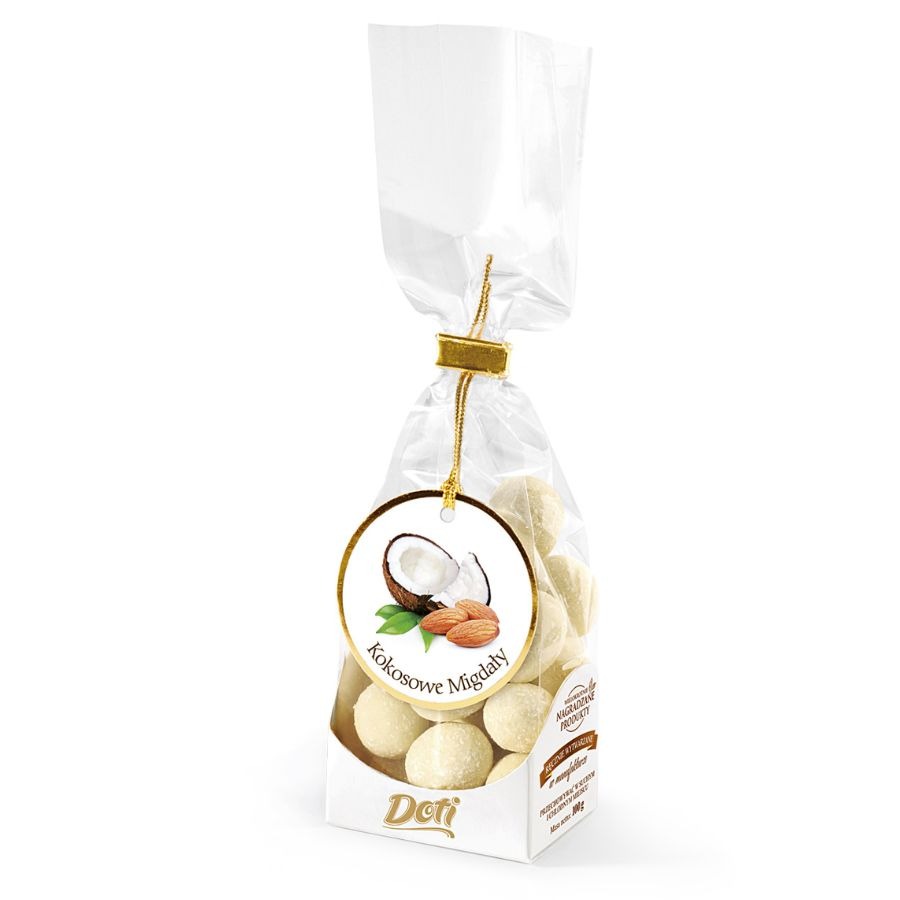 Migdały w białej czekoladzie z kokosem Doti (100g)