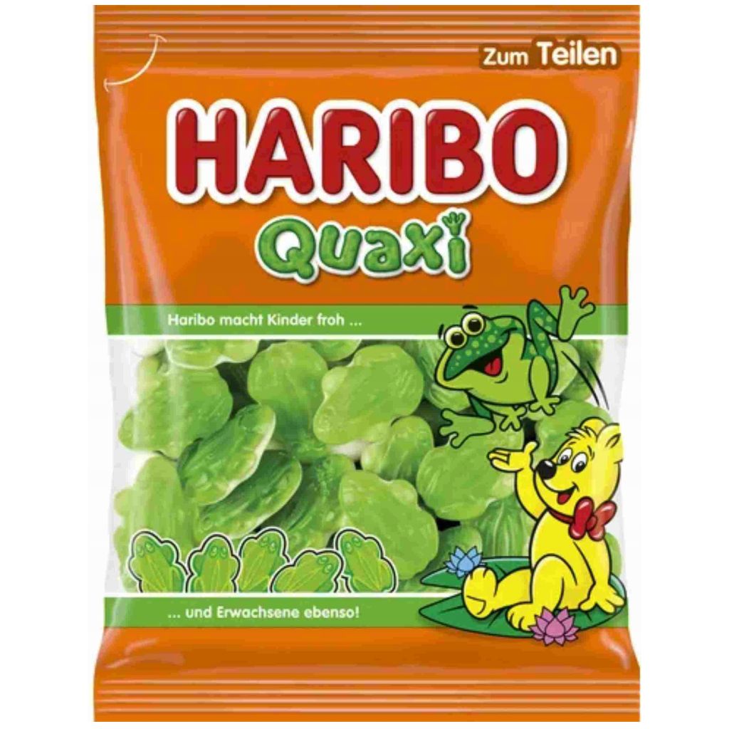 Żelki Haribo niemieckie Quaxi Froschli (175g)